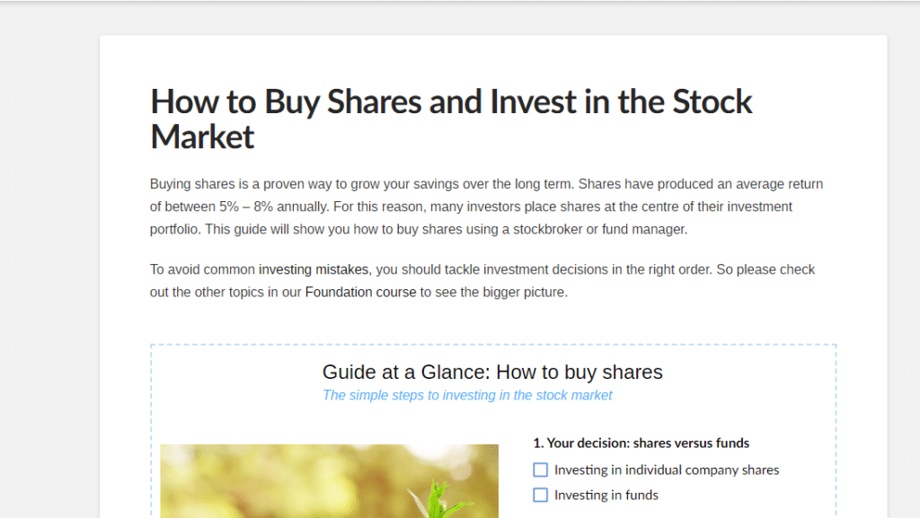 How to buy shares