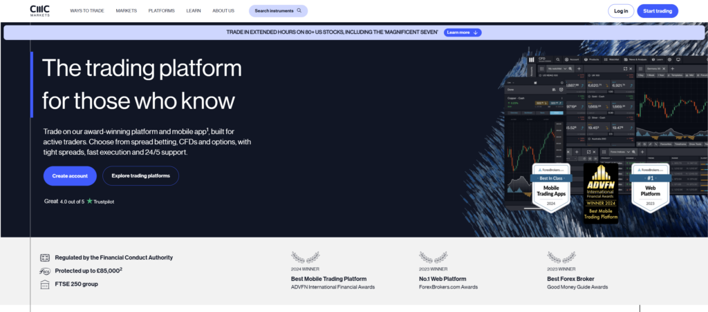 CMC Markets Homepage